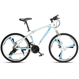 DXIUMZHP Mountainbikes Offroad-Mountainbikes, Rennräder Im Freien, Stoßdämpfung Für Den Täglichen Pendelverkehr, 24-Gang, 3 Schneidräder, MTB Mit 24/26 Zoll Rädern (Color : Blue, Size : 24 inches)