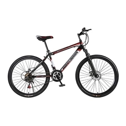  Mountainbike Erwachsene Mountainbike 26 Zoll Fahrrad Carbon Stahlrahmen mit mechanischer Doppelscheibenbremse 21S Gangsystem Mehrere Farben (Farbe: Blau)