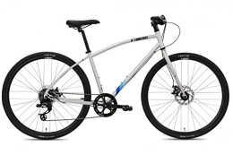 FabricBike Mountainbike FabricBike Cycles Herren Commuter Hybrid Fahrrad Straßen- / Stadtfahrrad, Sram 8 Gänge, Tektro Mechanische Scheibenbremsen (Space Grey, M-45cm)