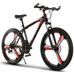 SXZSB Mountainbike Fahrrad, Mountainbike, Ultra-Large Ultra-Wide Tire, 26 Zoll Speed Bike, Männer Frauen Student Variable Speed Bike, MTB Fahrrad Mit 3 Cutter Wheel, 26 Inch 21 Speed, Schwarz