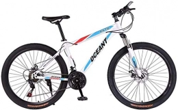 Aoyo Mountainbike Falträder, 21-Gang Mountainbike Doppelscheibenbremse Federgabel Anti-Rutsch, Off-Road Variable Speed ​​Rennrad (Color : A, Size : 26 inch)