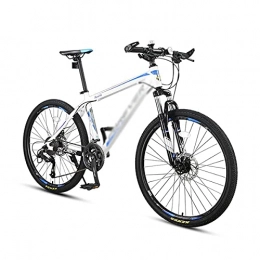 FBDGNG Mountainbike FBDGNG Mountainbike, 26 Zoll (66 cm), 24 / 27 Gänge, doppelte Federung, MTB mit stoßdämpfender Vordergabel, für Wege, Trail und Berge (Größe: 24 Gänge, Farbe: Blau)