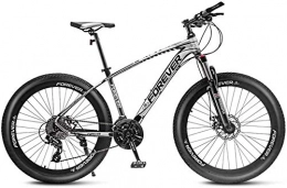 FXMJ Mountainbike FXMJ 27, 5 Zoll Mountainbikes, 21 / 24 / 27 / 30-Gang-Hardtail-Mountainbike für Erwachsene, Aluminiumrahmen, All-Terrain-Mountainbike, Verstellbarer Sitz, Black White, 21 Speed