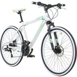 Galano Mountainbike Galano 26 Zoll Toxic Mountainbike Hardtail MTB Jugendmountainbike Jugendfahrrad (Weiss / grün, 46 cm)