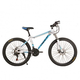 GRXXX Fahrräder GRXXX Mountainbike Stoßdämpfer Federgabel Mountainbike Outdoor Student Geschenk 24, Blue-24 inch