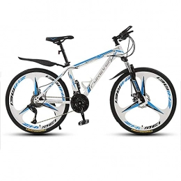 HJRBM Mountainbike HJRBM 26-Zoll-Mountainbike， Hardtail-Fahrräder， Rahmen aus Kohlenstoffstahl， Doppelscheibenbremse， 24 Geschwindigkeit Geeignet für Radfahrer， 3-Speichen-Räder jianyou