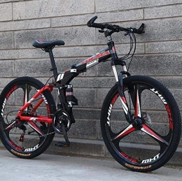 Hycy Mountainbike HYCy 26 Zoll Rad Klappbares Mountainbike, Doppelte Federung Für Männer Und Frauen Fahrrad, Rahmen Aus Kohlenstoffhaltigem Stahl, Stahlscheibenbremse