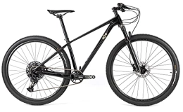 ICE Mountainbike ICE MT10 Mountainbike, Rahmen aus Carbonfaser, 29 Zoll, 12 V, Farbe: Schwarz (19 Zoll)