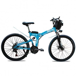 JAEJLQY Mountainbike JAEJLQY Fahrrad-Mountainbike, 26 Zoll Fahrrad, Shimano 30-40 Gang-Schaltung, Mountainbike mit Weißwandbereifung, Jungen-Fahrrad, Mädchen-Fahrrad, Blau