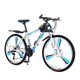 JAMCHE Mountainbike JAMCHE 26-Zoll-Mountainbike mit Vorderradaufhängung, 21 / 24 / 27 Gänge, mit Doppelscheibenbremse, geeignet für Radsportbegeisterte Männer und Frauen / Weiß / 27 Gänge