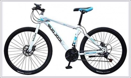 JDLAX Mountainbike JDLAX Mountainbike Rennräder Erwachsene 24 Zoll Kohlenstoffstahl 24-Gang-Fahrrad Zum Geburtstagsgeschenk, Weiß