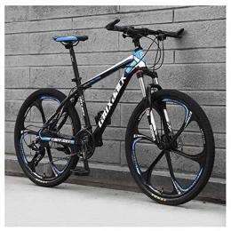 JF-XUAN Mountainbike JF-Xuan-Fahrrad Outdoor-Sport 27Speed ​​Mountainbike Front Suspension Mountainbike mit Doppelscheibenbremsen Alurahmen 26", Schwarz