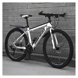 JINSUO Mountainbike JINSUO Mountainbike Erwachsene Männlich und Weiblich Variable Geschwindigkeit Student Offroad Stoßdämpfer Jugend Leichtes Fahrrad Rad 61 cm (Farbe: Schwarz und Weiß, Größe: 21)