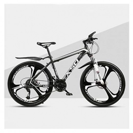 JMBK Off-Road Fahrrad Mountainbike männliche und weibliche Adult Light Road Racing Geschwindigkeit Studenten Städtische Shock Fahrrad,Blackandwhite,24inch