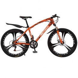 JUZSZB Mountainbike JUZSZB Mountainbike Jugendfahrrad Scheibenbremse, 26 Zoll Offroad Mountainbike Für Erwachsene 27 Gänge Doppelscheibenbremse Stoßdämpfer Studentenfahrrad Orange A