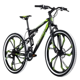 KS Cycling Mountainbike KS Cycling Mountainbike Fully 27, 5" Scrawler Schwarz-Grün RH 46