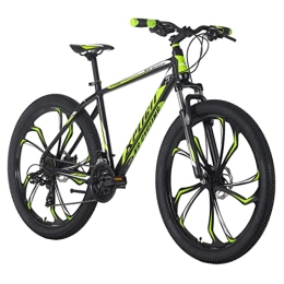 KS Cycling Mountainbike KS Cycling Mountainbike Hardtail 27, 5'' Xplicit schwarz-grün 21 Gänge RH 46