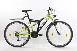 Leader Fahrräder Leader Mountainbike 28 Zoll Vollgefedert – Rahmen Stahl 530 mm – 18 Gänge ungestört – V-Brake Bremsen