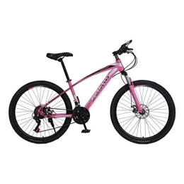 LILIS Mountainbike LILIS Mountainbike Fahrrad Mountainbike Erwachsene MTB-Licht Straße Fahrräder for Männer und Frauen 26in Räder Adjustable 21 Gang-Doppelscheibenbremse (Color : Pink, Size : 21 Speed)