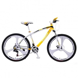 LILIS Mountainbike LILIS Mountainbike Fahrraderwachsene Mountainbike MTB Straßen-Fahrräder for Männer und Frauen 24 / 26in Räder Adjustable Speed-Doppelscheibenbremse (Color : Yellow-26in, Size : 24 Speed)