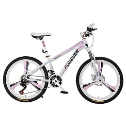 LLF Mountainbike LLF Fahrrad, Mountainbike, Erwachsene Variable Geschwindigkeit Stoßdämpfendes Fahrrad, Leichte Student Rand Road Racing DREI Messerrad MTB(Size:24 Speed, Color:24inch)