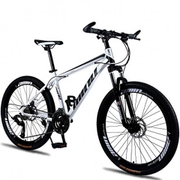 MATTE Mountainbike MATTE 26 Zoll Erwachsene Mountain Bikes mit hohem Kohlenstoffstahlrahmen, 21-Gang Getriebe Doppelscheibenbremse Gebirgsfahrrad, Gemütlich Outroad No-Slip-Rennen Radfahren