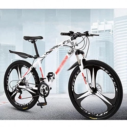 MENG Mountainbike MENG 26-Zoll-Mountainbike 21 / 24 / 27 Geschwindigkeit Mtb Fahrrad Urban Commuter City Fahrrad Mit Federung Gabel Und Dual-Scheibenbremse Für Männer Und Frauen (Größe: 27 Geschwindigkeit, Farbe: Schwarz)