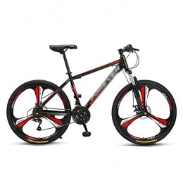 MENG Mountainbike MENG 26-Zoll-Mountainbikes 24 / 27 Geschwindigkeitsfederung Gabel Mtb High-Tensisle Carbon Steel-Rahmen Mountainbike Mit Dual-Scheibenbremse Für Männer Und Frauen / Rot / 24 Geschwindigkeit