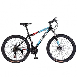 MENG Mountainbike MENG Hardtail Mountainbike 26"Rad Mountain Trail Bike Hohe Kohlenstoffstahl Outoad Fahrräder 21 Geschwindigkeit Vorderseite Federung Fahrrad Daul Scheibenbremsen Mtb (Farbe: Blau) / Blau