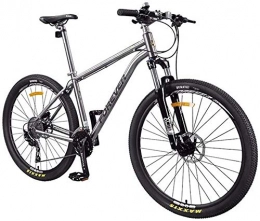 Mnjin Mountainbike Mnjin Rennrad Mountainbike Titanlegierung Rahmen Erwachsene Fahrrad Abschliebare Federung Vordergabel Mountainbike 27, 5 Zoll 30 Geschwindigkeit