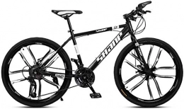 MOSHANG Mountainbike MOSHANG Rural 24 / 26 Zoll Doppel-Disc Mountainbike, Mountainbike ländliche Erwachsenenfahrradgetriebe mit verstellbarem Sitzstahl Sclareol Mountainbike (Color : 21stage Shift, Size : 24inches)