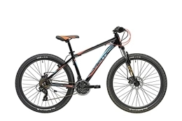 Cicli Adriatica Mountainbike Mountain Bike RCK 27, 5-Zyklen Adriatica mit Gestell aus Aluminium, Federgabel und Schaltung 21 V, Nero-Blu-Rosso, Telaio 48 cm