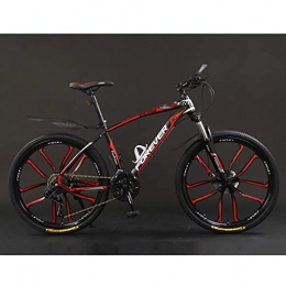 ZXCVB Mountainbike Mountainbike 24 / 26-Zoll 21-Gang-Fahrrad Für Erwachsene Student Outdoor-Bikes, Doppelscheibenbremse Hardtail-Fahrrad, Verstellbarer Sitz, MTB Country Gearshift-Fahrrad Mit Hohem Kohlenstoffstahlrahm