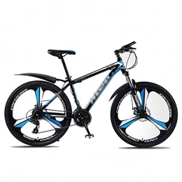 T-Day Mountainbike Mountainbike 26 Zoll 24 Geschwindigkeit Mountainbike Mtb Fahrrad Für Erwachsene Hohe Kohlenstoffstahl Rahmen Doppelscheibenbremse Outoad Mountain Fahrrad Für Männer Frauen(Size:24 Speed, Color:Blau)