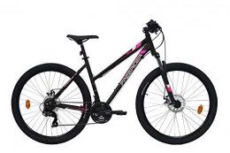 EDEN Bikes Mountainbike Mountainbike, 27, 5 Zoll, teleskopisch, Damen, mit Doppelscheibenbremsen, Rahmen aus Aluminium, Trigger & Kettenschaltung Shimano TY 300