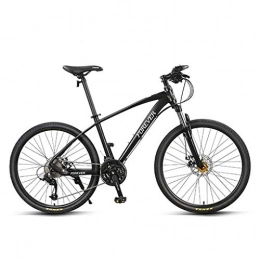 WGYDREAM Fahrräder Mountainbike Mountain Bike MTB Mountainbike, 26 Zoll Unisex Fahrräder, Aluminium Rahmen, Doppelscheibenbremse Und Vorderradgabel, 27 Geschwindigkeit Mountainbike Mountain Bike MTB ( Color : Black )