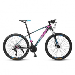 CDDSML Mountainbike Mountainbike männlich variable Geschwindigkeit Licht Offroad Doppelstoßdämpfer Aluminiumlegierung Fahrrad Ultraleicht Rennrad-27 speed_A9-8 27, 5 Zoll 27-Gang-Linie Scheibe schwarz rot_27, 5 Zoll