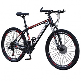 Mountainbikes Fahrräder Mountainbikes 26 Zoll Adult Doppelscheibenbremse, Shimano 21 Gang-Schaltung, Scheibenbremsen Hardtail MTB Jugendmountainbike Jugendfahrrad (Rot)