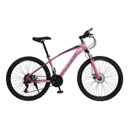 RYP Mountainbike Mountainbikes Rennräder Fahrrad Mountainbike Erwachsene MTB-Licht Straße Fahrräder for Männer und Frauen 26in Räder Adjustable 21 Gang-Doppelscheibenbremse BMX-Räder (Color : Pink, Size : 21 Speed)