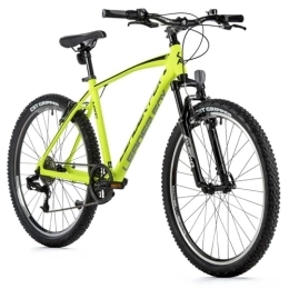 Leaderfox Mountainbike Muskuläres Mountainbike 26 Leader Fox MXC 2023, Herren, Neongelb, 8 V, Rahmen 20 Zoll (Erwachsenengröße 180 bis 188 cm)