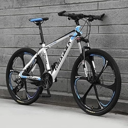 PBTRM Fahrräder PBTRM 26 Zoll Mountainbike Fully, 21-30 Gang Schaltung MTB Fahrrad Für Erwachsene Jugend Herren Mädchen, Vollgefedertes Rennrad, Doppel Scheibenbremsen, C, 27 Speed