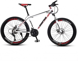 Qianglin Mountainbike Qianglin Herren- und Damen-Mountainbikes, Offroad-MTB-Rennrad für Erwachsene, 24 / 26 Zoll, 21-30 Gänge, 3-Speichen-Räder, Federgabel, Scheibenbremsen