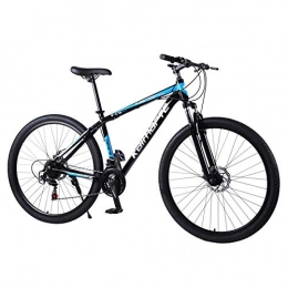 Qinmo Fahrräder Qinmo 29 Zoll VTT 21 / 24 / 27 Geschwindigkeit MTB Ultraleichtaluminiumlegierung Fahrraddoppelscheibenbremse Fahrrad Outdoor-Sport-Mountainbike (Color : 27speed Black Blue)