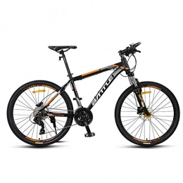 QMMD Mountainbike QMMD 26 Zoll MTB, 27 Gang Mountainbike, Hardtail Fahrräder, Alu Rahmen, Fahrrad mit Scheibenbremsen, Damen und Herren Gabel-Federung Fahrräder, Trekkingrad, Black Spokes, 27 Speed