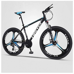 QMMD Mountainbike QMMD 26 Zoll MTB, Erwachsenen Hardtail MTB, Rahmen aus Kohlenstoffstahl Fette Reifen Fahrrad, 21-27-27-30-Gang Mountainbike, MTB Fahrrad für Herren und Damen, D 3 Spoke, 27 Speed