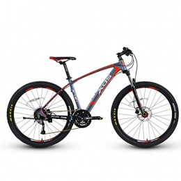 QMMD Mountainbike QMMD MTB Erwachsenen, 27.5 Zoll Mountainbike, Hardtail Fahrräder, Damen / Herren Mountainbike Alu Rahmen, 27 Gang-Schaltung, Fahrrad mit Scheibenbremsen, 27.5 inch red, 27 Speed