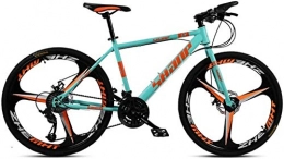 QXX Mountainbike QXX 26-Zoll-Mountainbikes, Männer Dual Disc Brake Hardtail Mountainbike, Stoßdämpfung Ultra Light Road Racing Variable Speed ​​Fahrrad (Color : 21 Speed, Size : Blue 3 Spoke)