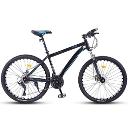 Relaxbx Mountainbike Relaxbx Adult Mountainbike 24-Gang Leichter Carbon Stahlrahmen Doppelscheibenbremse Federgabel 26 Zoll Rad, Blau