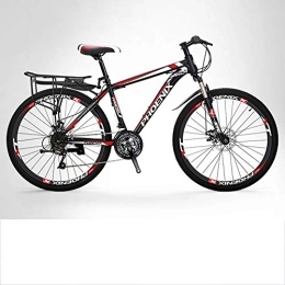 ZYZYZY Mountainbike Rennräder Hoch-kohlenstoffstahl Leicht Straße BIK 24 Geschwindigkeit Derailleur-System Line Pull Scheibenbremse 26 Zoll MTB A-24 Geschwindigkeit 26 Zoll