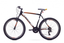 ROMET Mountainbike Romet 26 Zoll Mountainbike 19" Zoll Alurahmen 21 Gang Shimano Kettenschaltung (Orange)